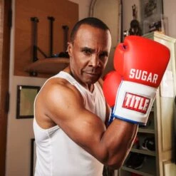 TITLE Boxing Sugar Ray Leonard Signature Leather Sparring Gloves -Empire Sales Store tb165 7