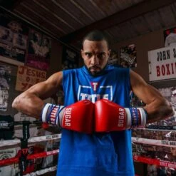 TITLE Boxing Sugar Ray Leonard Signature Leather Sparring Gloves -Empire Sales Store tb165 8