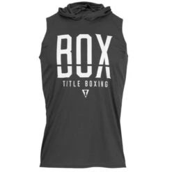TITLE Boxing Sleeveless Performance Hoodie -Empire Sales Store thd20 dgr 1