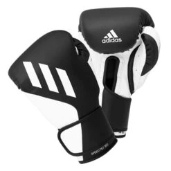 Adidas TILT 350 Pro Boxing Gloves - Hook & Loop -Empire Sales Store tilt black white velcro