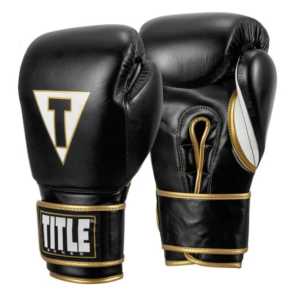 TITLE Boxeo Mexican Leather Training Gloves Quatro - Velcro 3 TITLE Boxeo Mexican Leather Training Gloves Quatro - Velcro