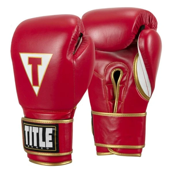 TITLE Boxeo Mexican Leather Training Gloves Quatro - Velcro 4 TITLE Boxeo Mexican Leather Training Gloves Quatro - Velcro - Image 2