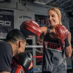 TITLE Boxing Blood Red Leather Punch Mitts -Empire Sales Store title boxing blood red leather punch mitts 6