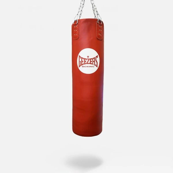Geezers Elite Pro Traditional Impact Leather Punch Bag - 4ft 5 Geezers Elite Pro Traditional Impact Leather Punch Bag - 4ft - Image 3