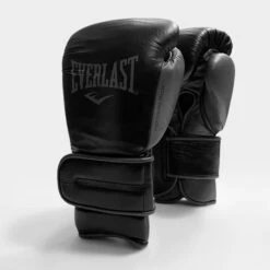 Everlast Powerlock2 Pro Training Boxing Gloves - Hook & Loop -Empire Sales Store velcro black