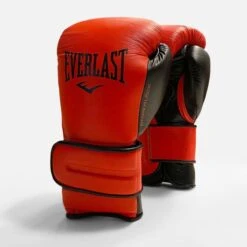 Everlast Powerlock2 Pro Training Boxing Gloves - Hook & Loop -Empire Sales Store velcro red