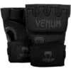 Venum Kontact Gel Glove Wraps - Black -Empire Sales Store venum kontact gel glove wraps black geezers boxing