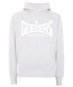 Geezers Heavy Weight Hoodie Large Logo -Empire Sales Store white white hoodie 3