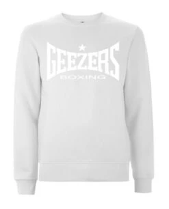 Geezers Sweatshirt Large Logo -Empire Sales Store white white sweatshirt