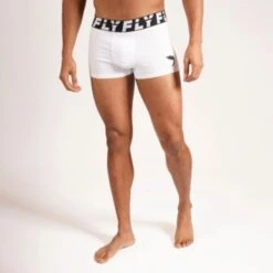 Fly Icon Boxer Shorts 8 Fly Icon Boxer Shorts -Empire Sales Store white black 1 3