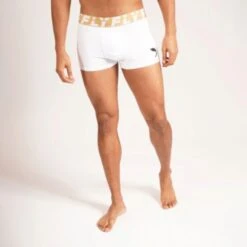 Fly Icon Boxer Shorts 9 Fly Icon Boxer Shorts -Empire Sales Store white gold 1 2
