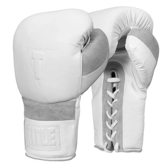 TITLE White Lace Sparring Gloves 2.0 3 TITLE White Lace Sparring Gloves 2.0